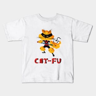 Ninja cat Kids T-Shirt